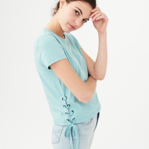 Aeropostale Side Tie Tee - Picture 2 of 7